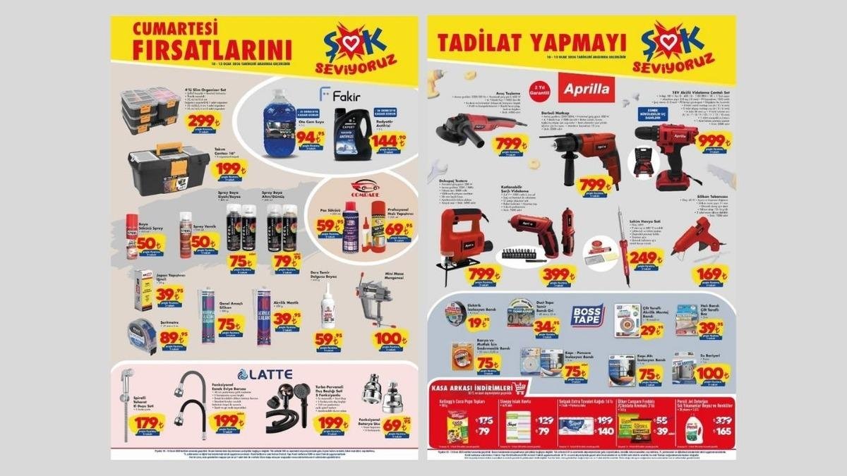 ŞOK'ta Yapı Market Ürünleri Satışa Sunuluyor! 10 Ocak 2026