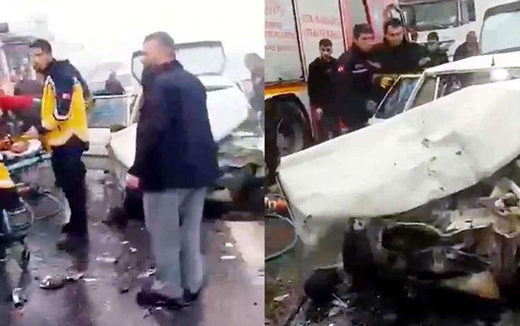 Antep'te Üç Araç Çarpıştı: Bir Kişi Hayatını Kaybetti, Altı Yaralı