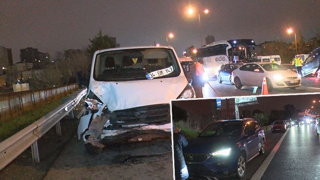 Ümraniye'de Zincirleme Trafik Kazası: Yoğunluk Baş Gösterdi
