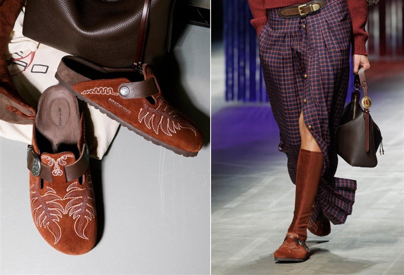 Birkenstock ile Etro, Milano Moda Haftası'nda Yeni İşbirliklerini Sergiledi