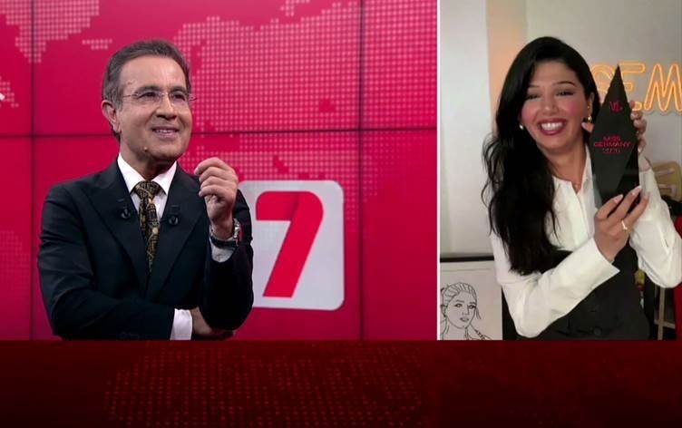 Rojavalı Dua Faris, Almanya'da Güzellik Tahtını Kazandı