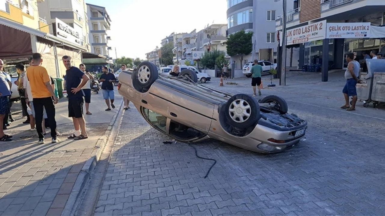 Gazipaşa’da Otomobil Takla Attı: Sürücü Hastaneye Kaldırıldı