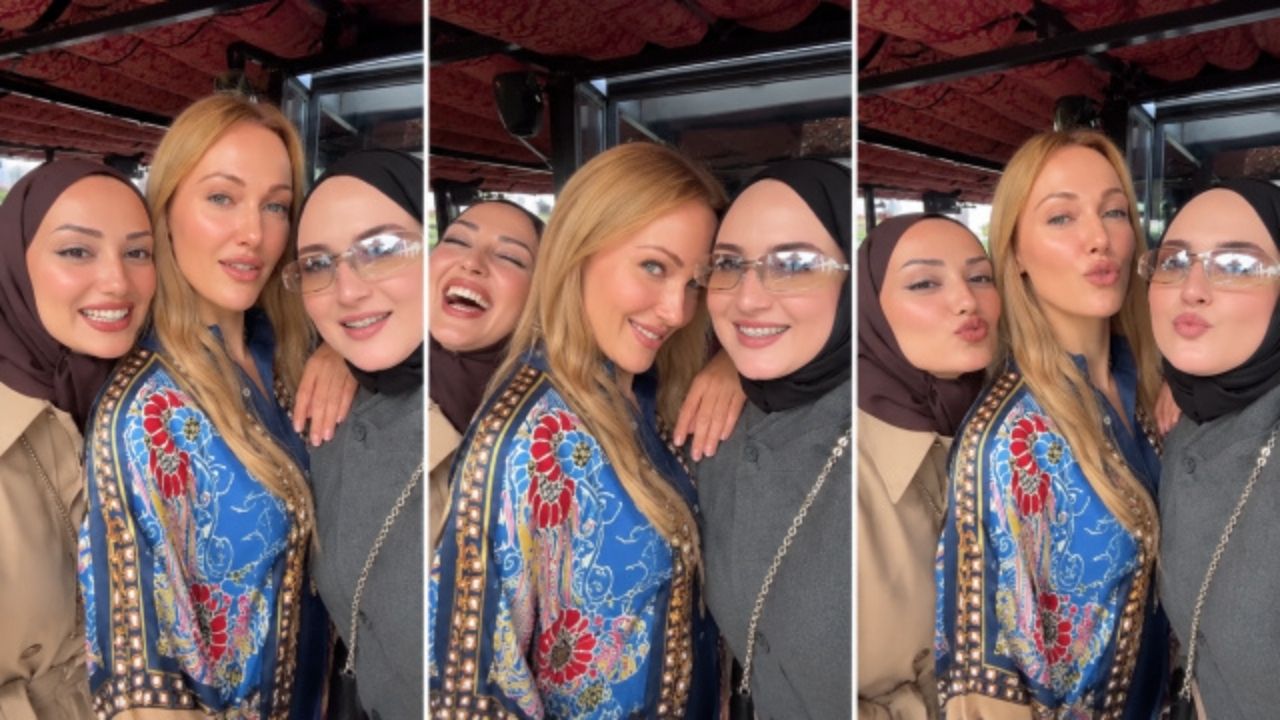 Hürrem Sultan Repliği Çekerken Meryem Uzerli Karşılarına Çıktı
