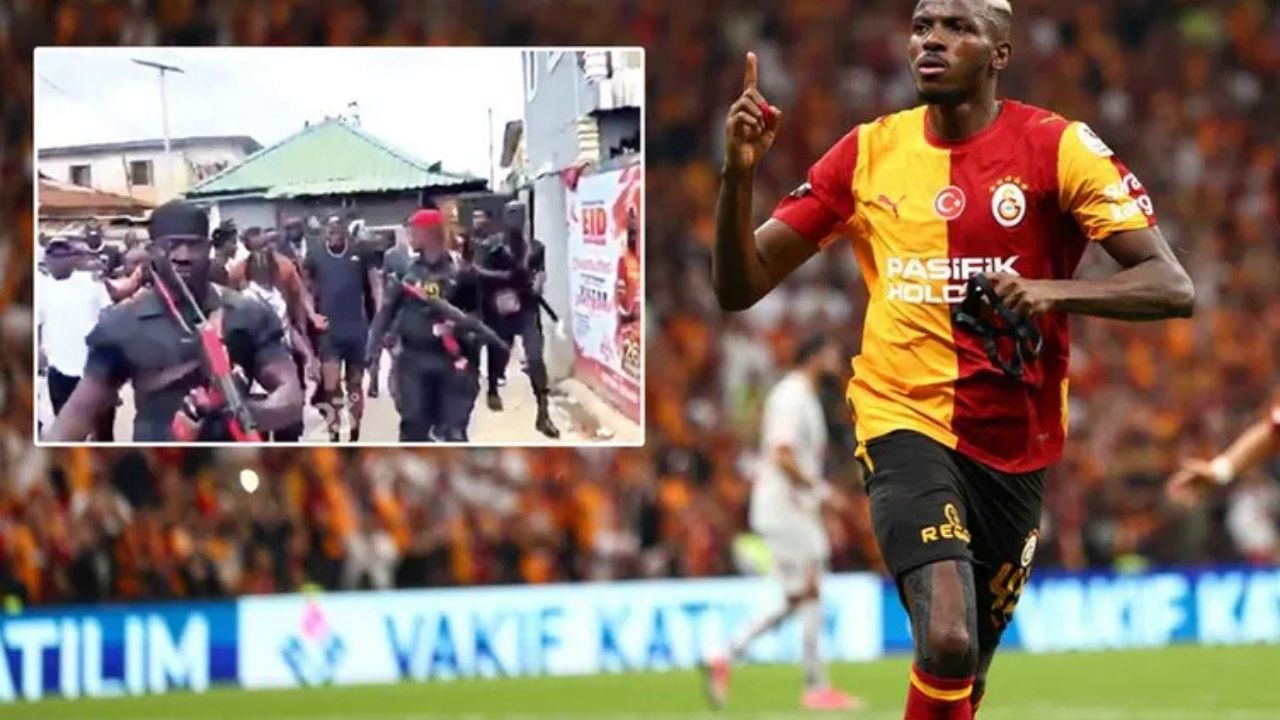 Victor Osimhen Nijerya’da Askerlerle Korundu, Görüntüler Gündem Oldu