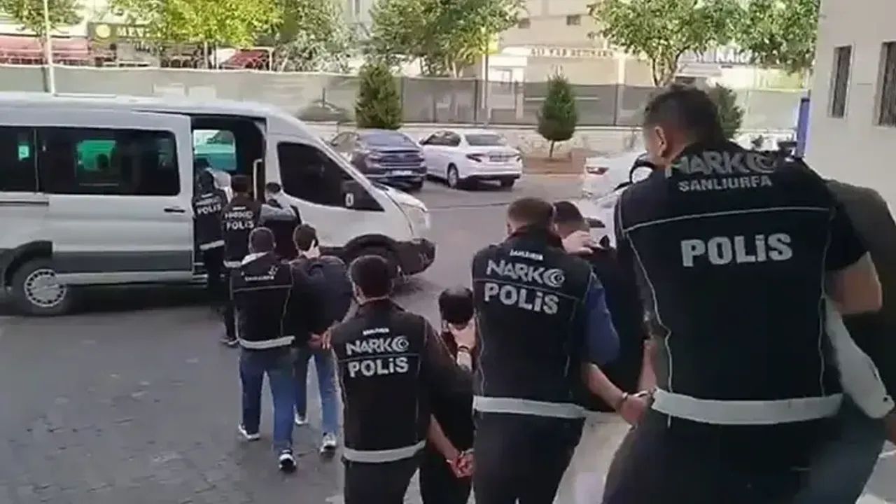 Şanlıurfa’da uyuşturucu operasyonu: 13 şüpheli tutuklandı