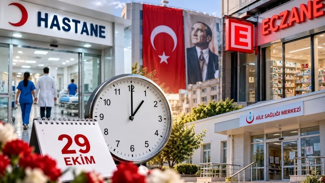 28 Ekim Hastaneler, Sağlık Ocakları Ve Eczaneler Açık Mı?