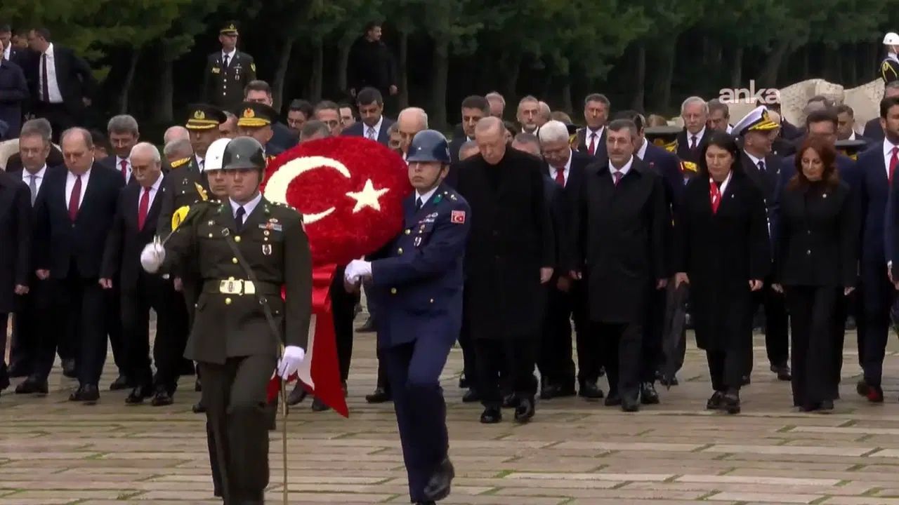 Cumhuriyet’in 103. Yılında Devlet Erkanı Anıtkabir’de Buluştu