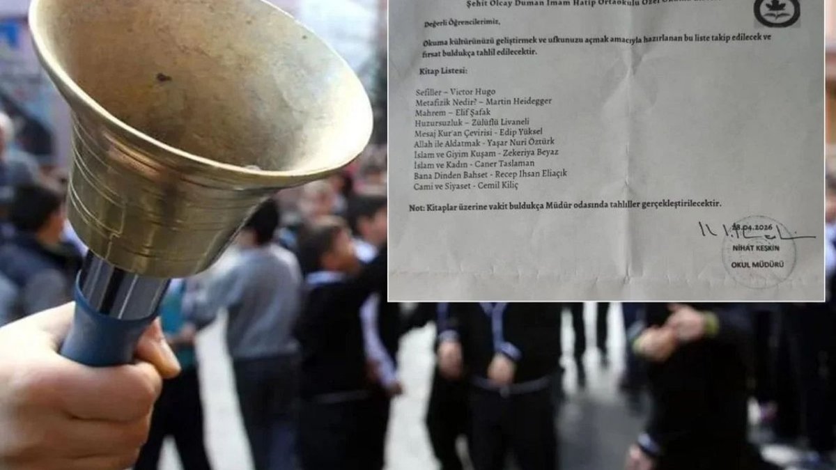 Pendik’te Kitap Listesi Krizi: İmam Hatip Ortaokulu Müdürü Açığa Alındı
