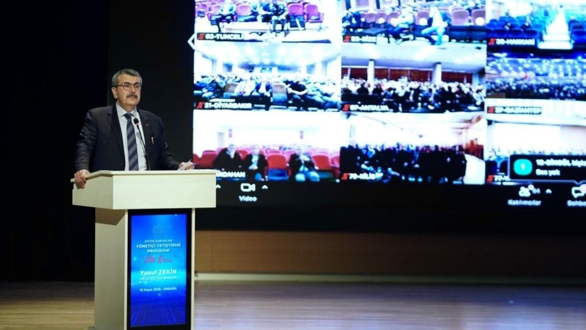 Eğitim Kurumları Yönetici Yetiştirme Programı Bakan Tekin’in İlk Dersiyle Başladı