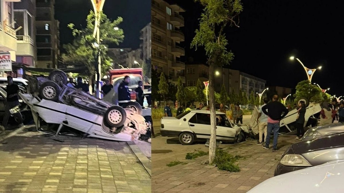 Yozgat’ta Zincirleme Trafik Kazası Dehşeti! Araç Takla Attı, Tartışma Kavgaya Dönüştü