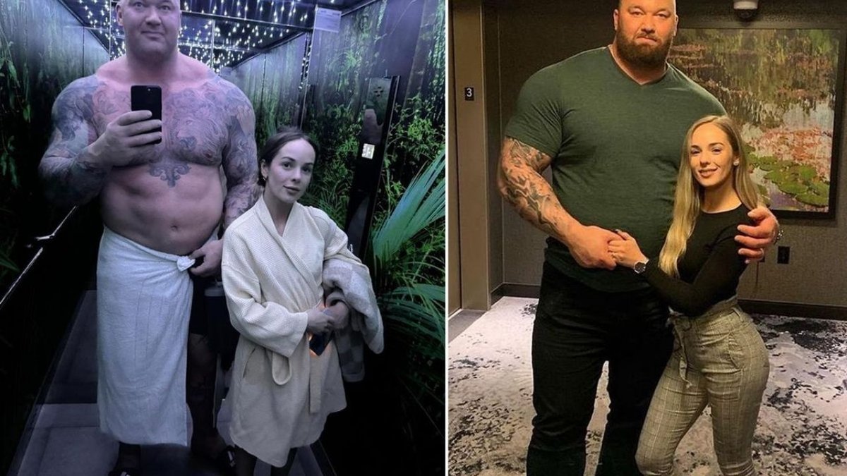 Dev Aşkın Sosyal Medya Yüzü Thor Björnsson Ve Eşi Arasındaki Boy Farkı Yeniden Gündemde