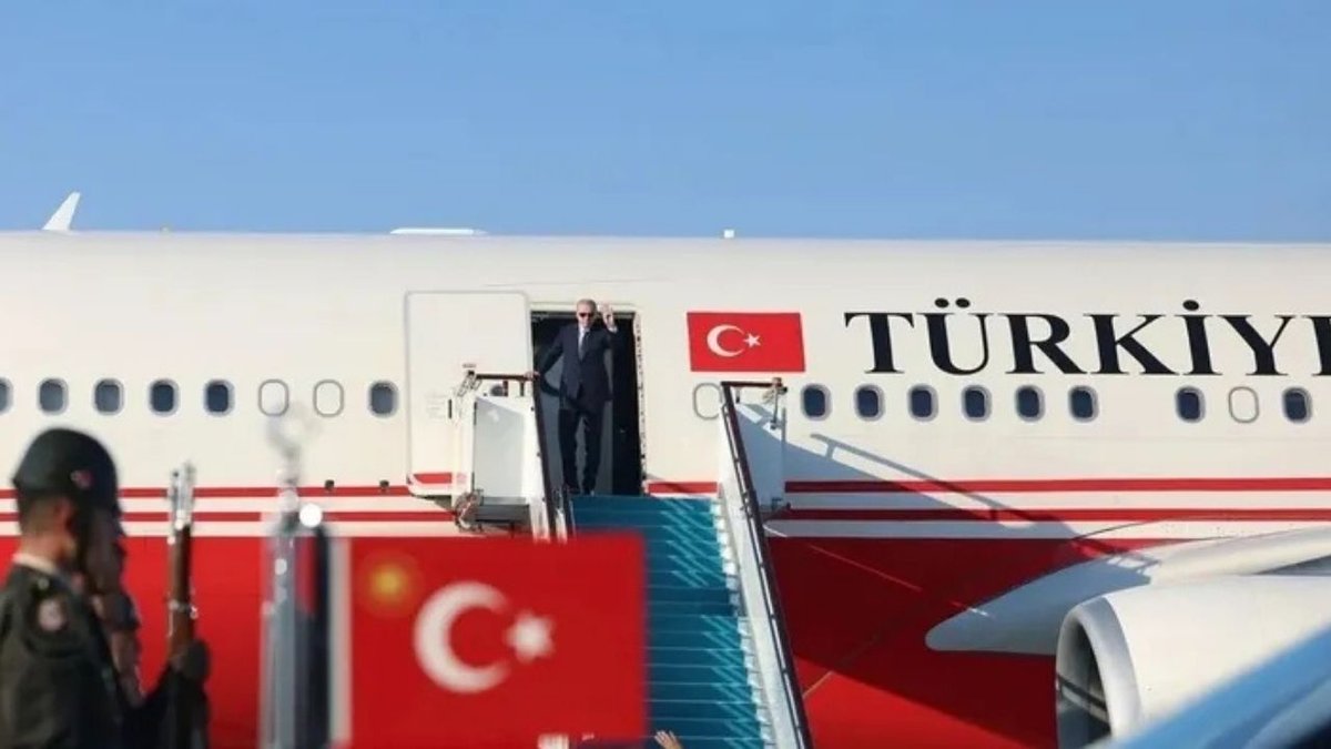 Başkan Erdoğan Kırgızistan’dan Ayrıldı
