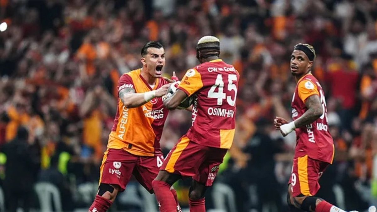 Süper Lig'de Şampiyonluğu Kazanan Takım Galatasaray Oldu