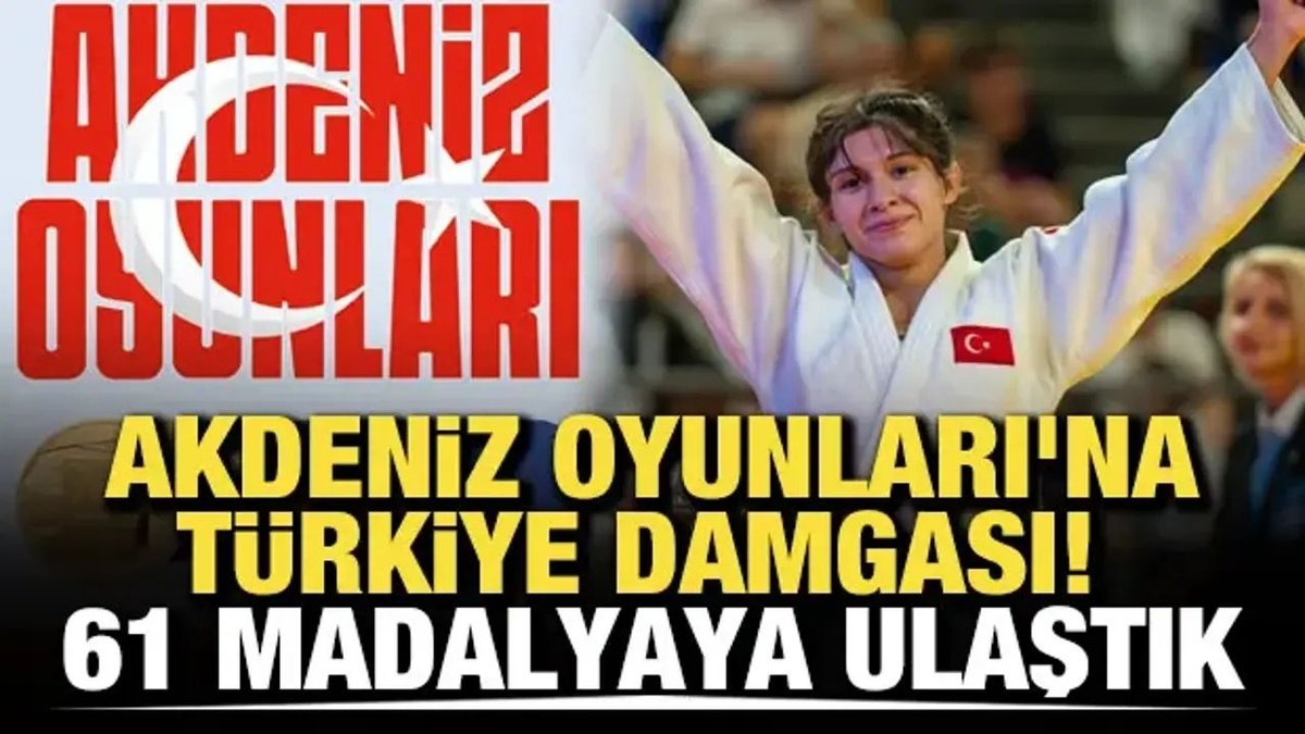 Türkiye Akdeniz Oyunları’nda Madalya Sayısını 61’e Çıkardı