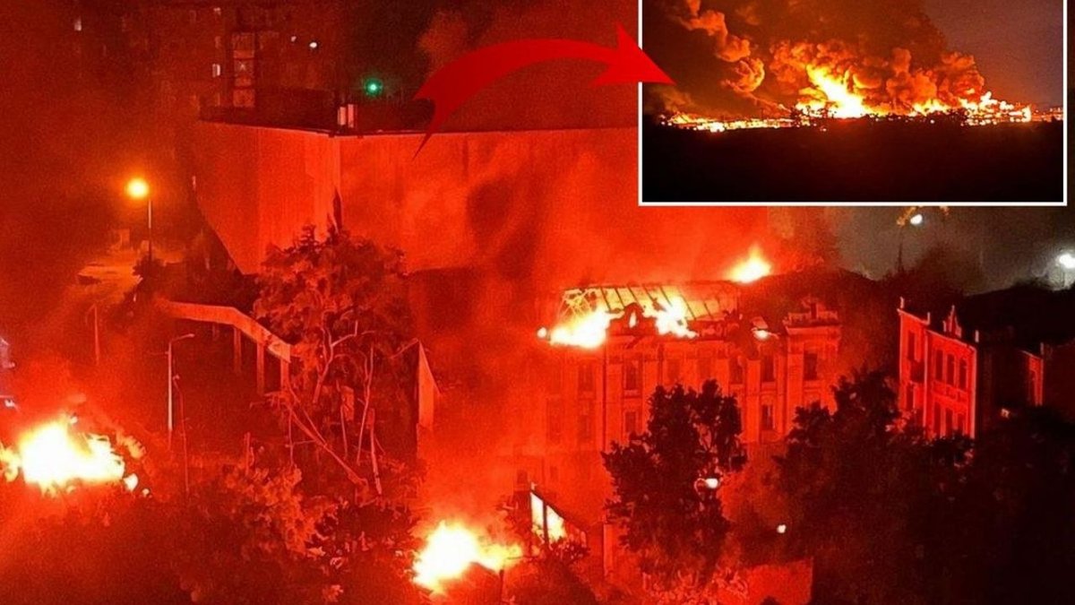 Kiev Gecesinde Alarm Saldırı Dalgasında Yüzlerce Hava Aracı Ve Füze Kullanıldı