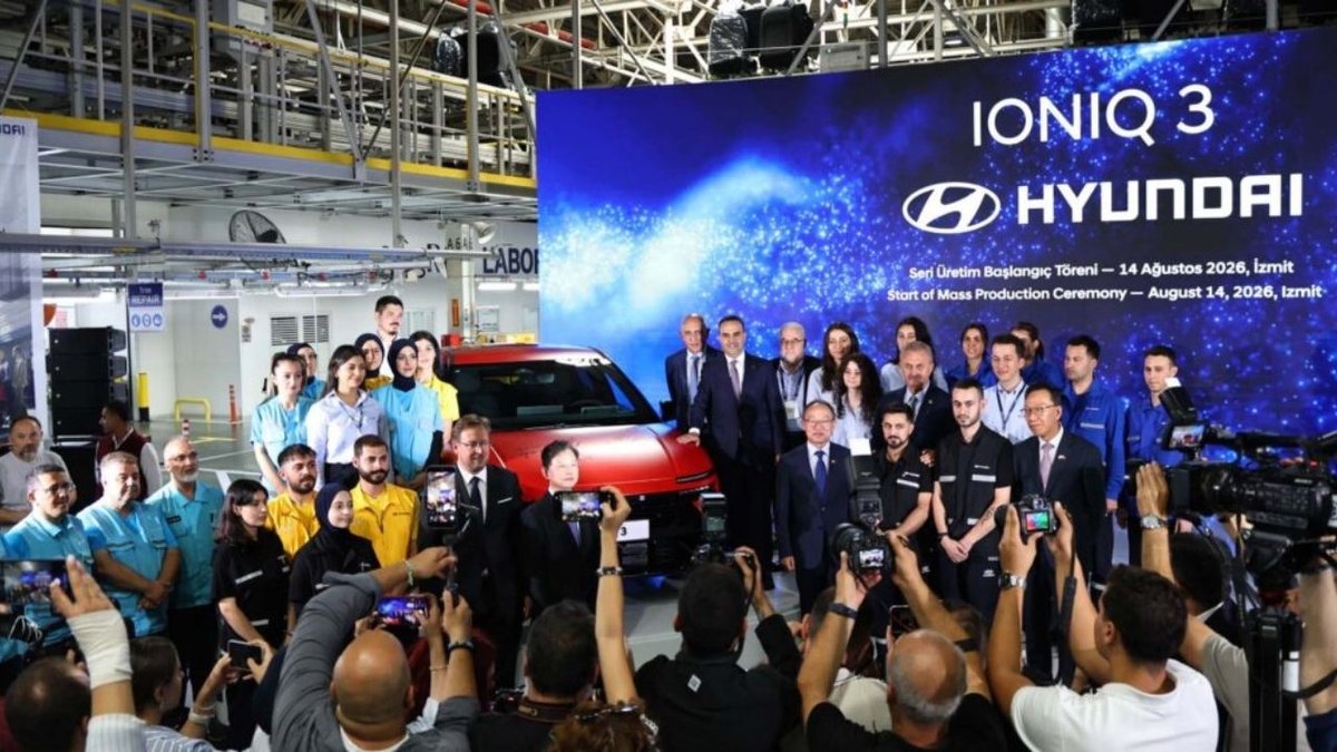 Hyundai Türkiye Elektrikli IONIQ 3’ün Seri Üretimine Başladı